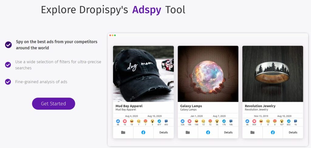Dropispy adspy tool