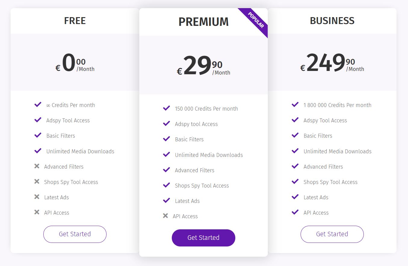 Pricing Dropispy