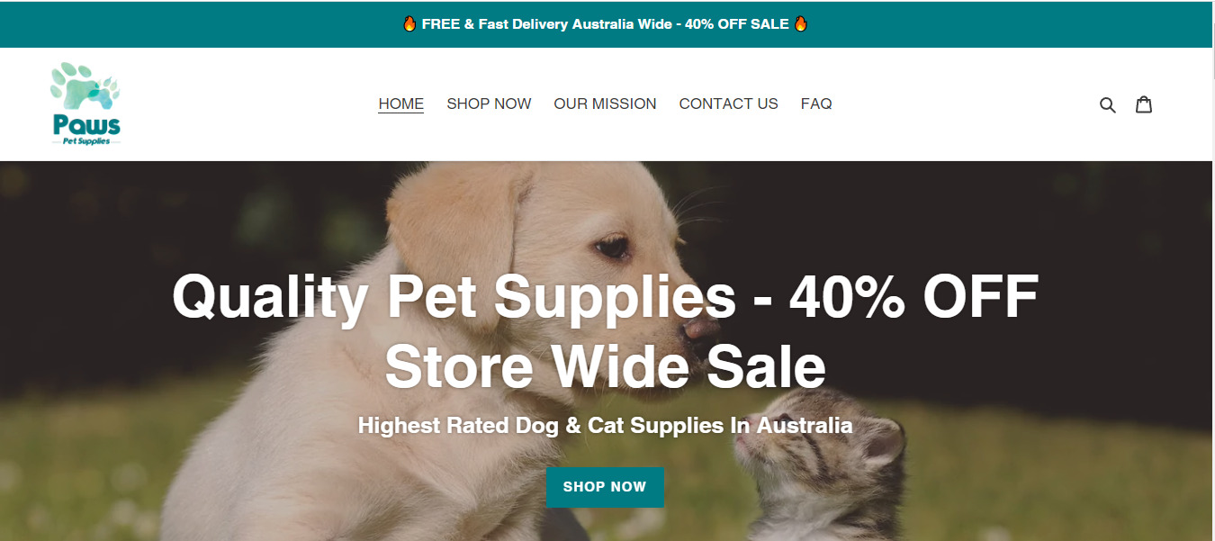 Paws Pet Supplies