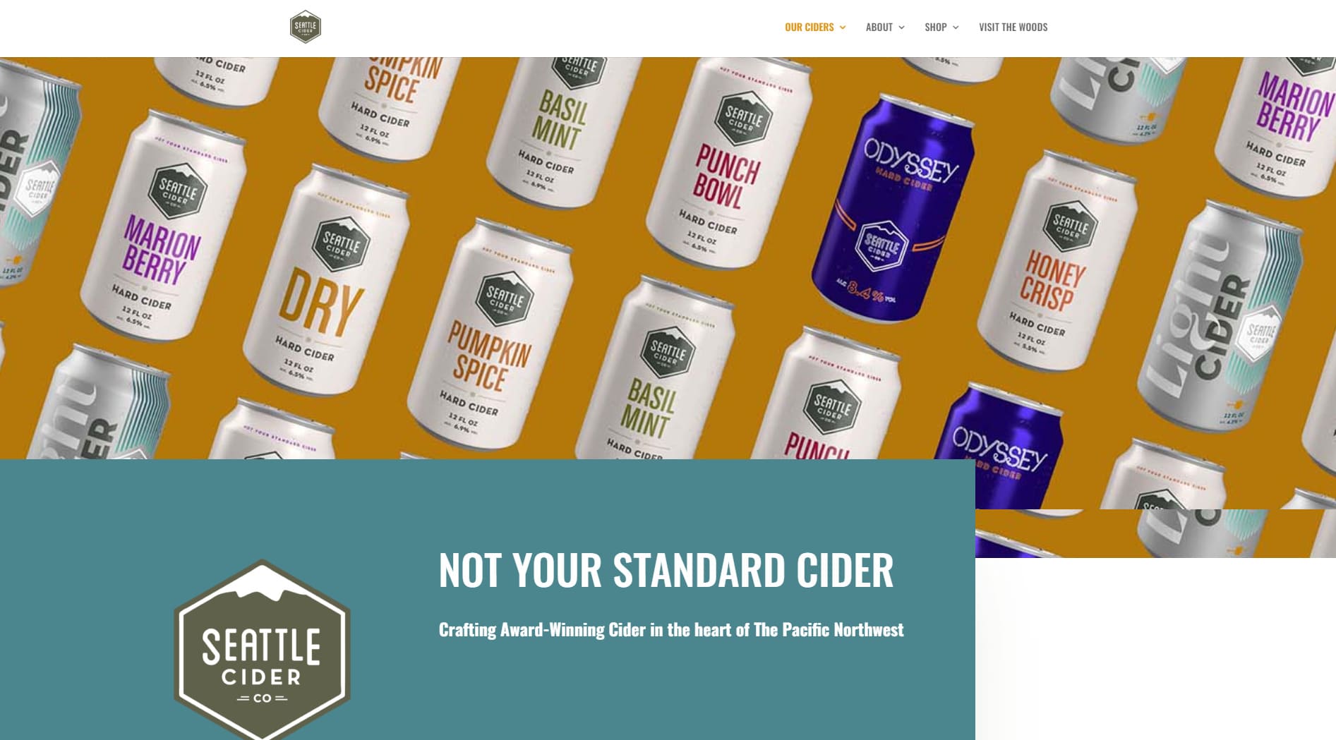 Seattle Cider best one product shopify stores