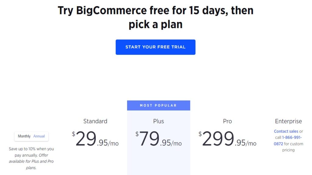 WooCommerce vs Shopify BigCommerce pricing
