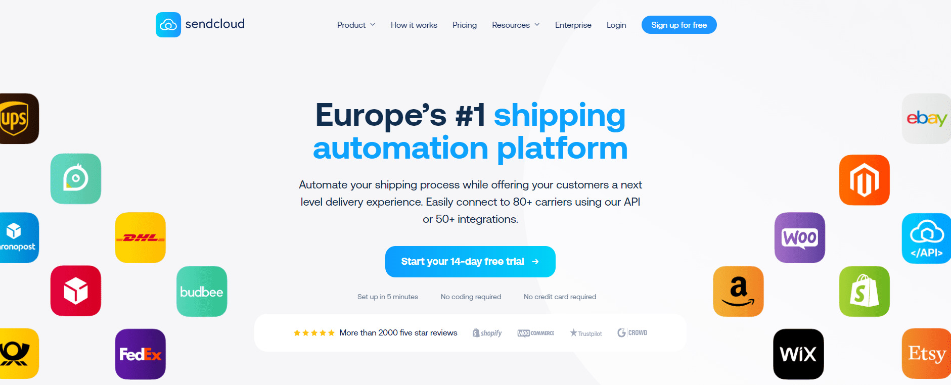 best shipping apps for Shopify Sendcloud