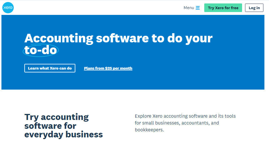 Best accounting apps for Shopify : Xero