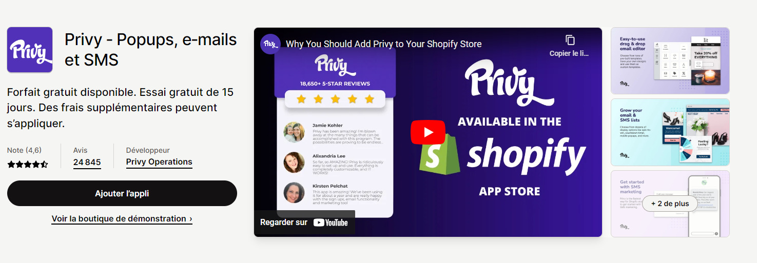 Privy best email marketing apps for Shopify