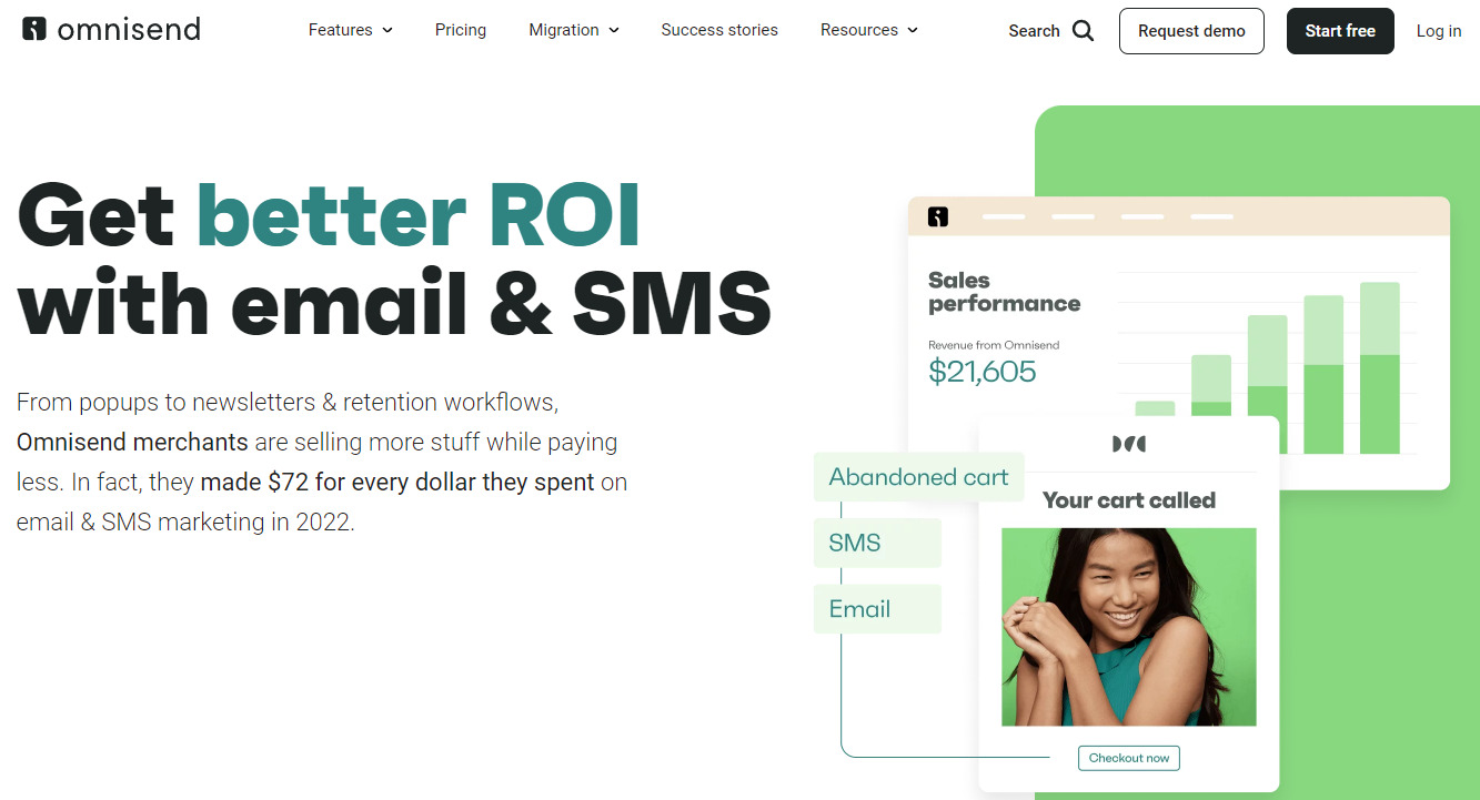 Omnisend best email marketing apps for Shopify