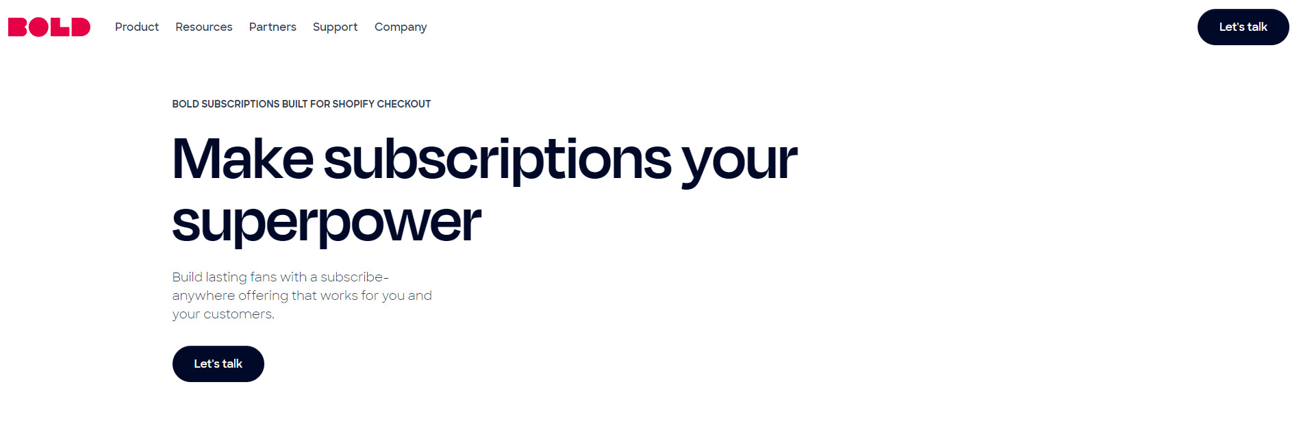 best subscription applications for shopify Bold Subscriptions
