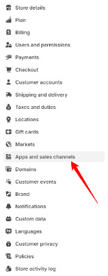 Add the Shop channel to your Shopify store