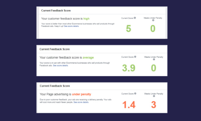 improve your Facebook feedback score