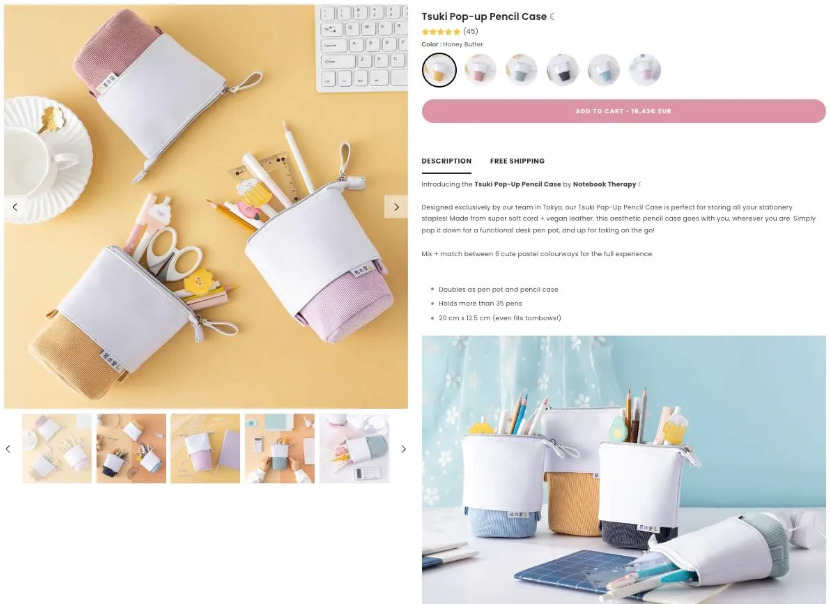 product descriptions