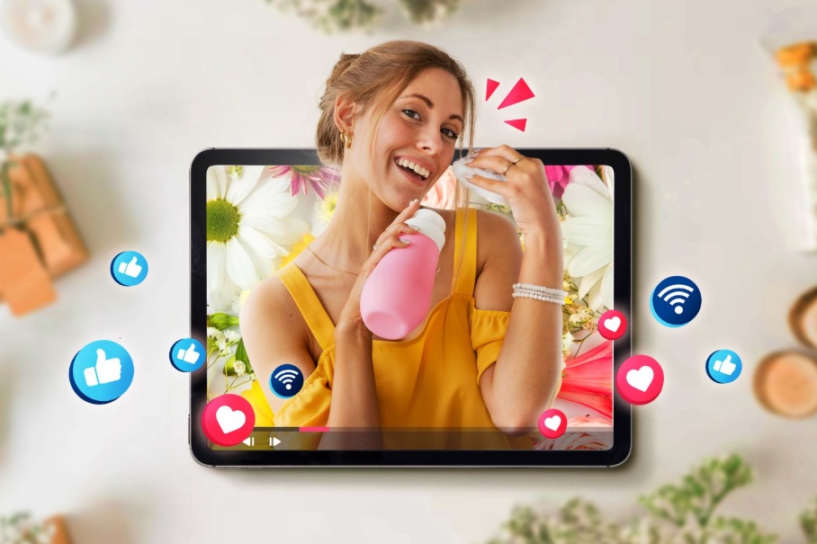 Promote product videos on Social Media