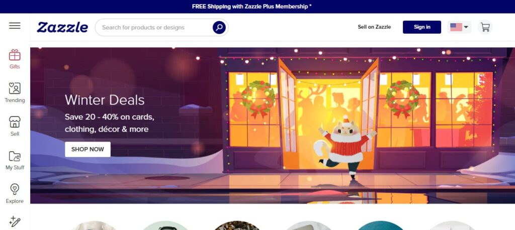 Zazzle – For customizable POD products