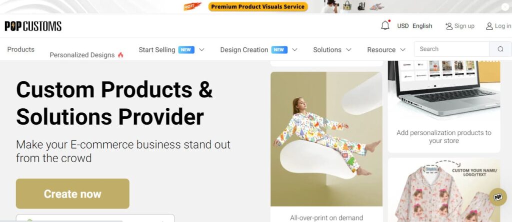 Popcustoms – For unique non-apparel POD products