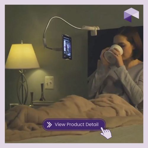 Gooseneck Bed Phone Holder