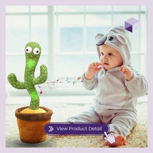 A Cute dancing Cactus that Mimics your Baby's Voice