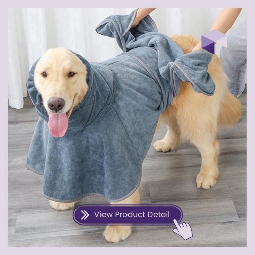 Super Absorbent Pet Bathrobe