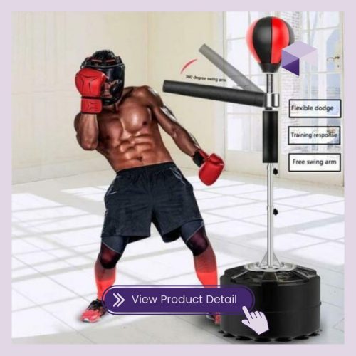 Vertical training boxing ball